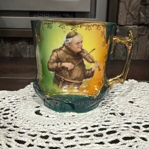 Vintage Mug with Violinist Design